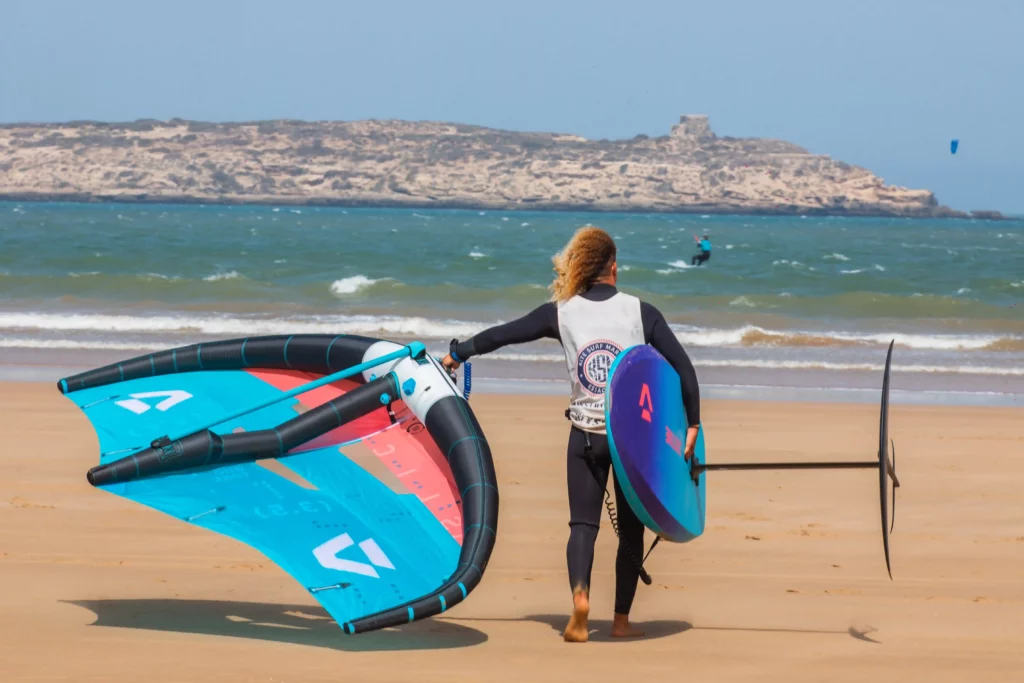 Wingfoil lessons in Essaouira with KitesurfMaroc instructors