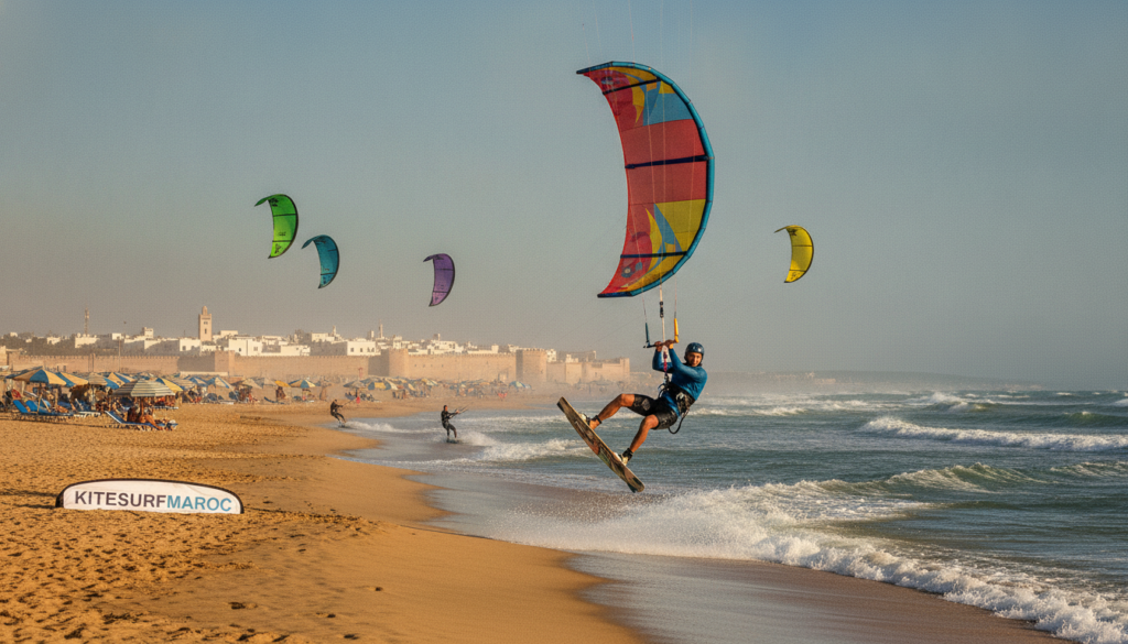 kitesurfing in Morocco