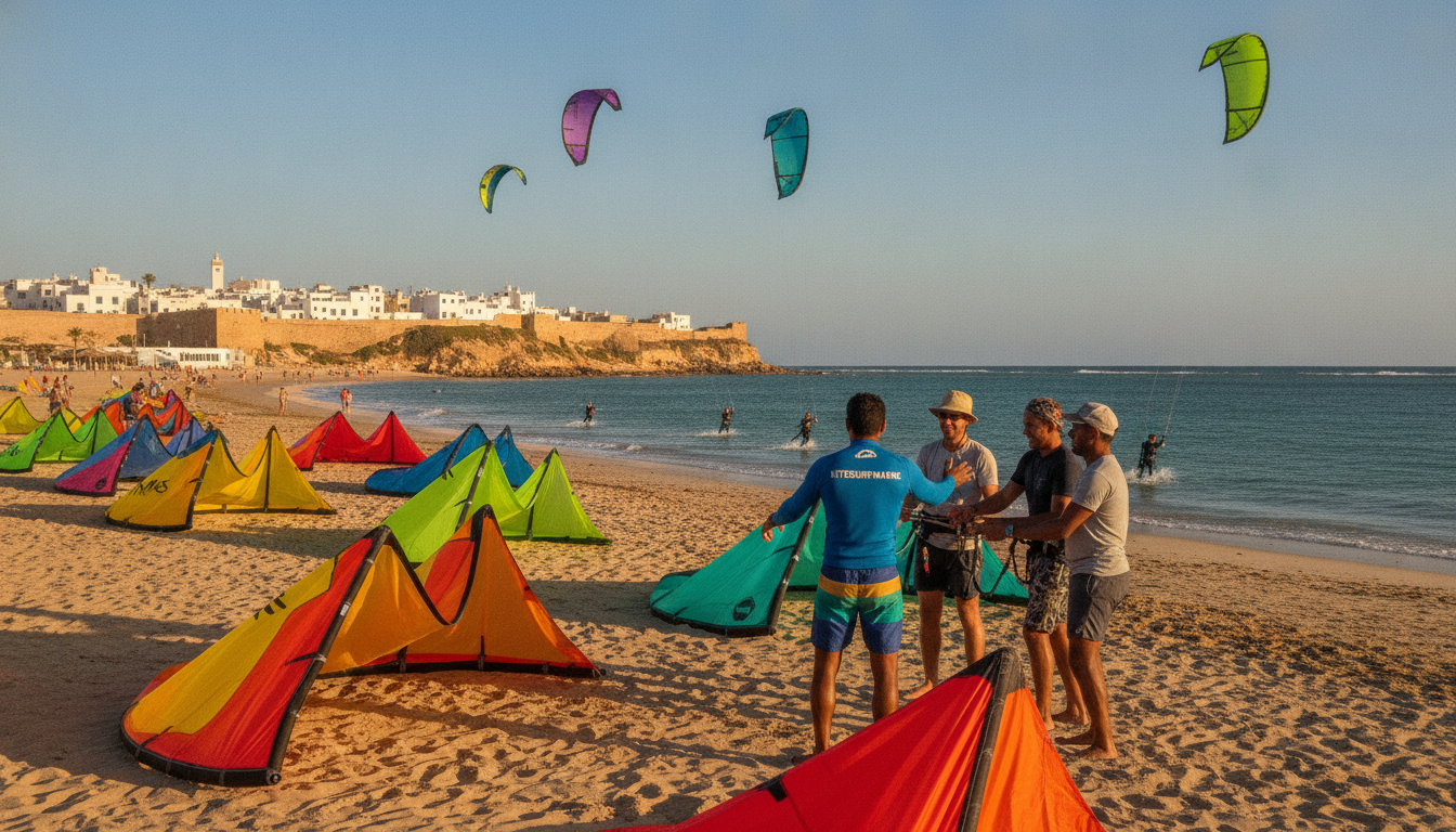 le kitesurf pour les débutants