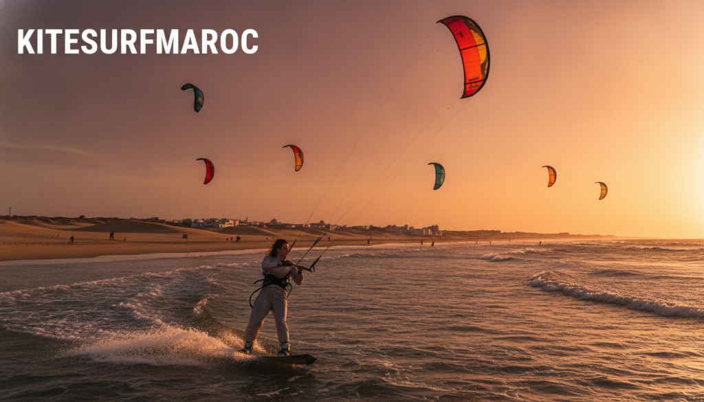 Kitesurfing in Morocco Kitesurfing in Morocco