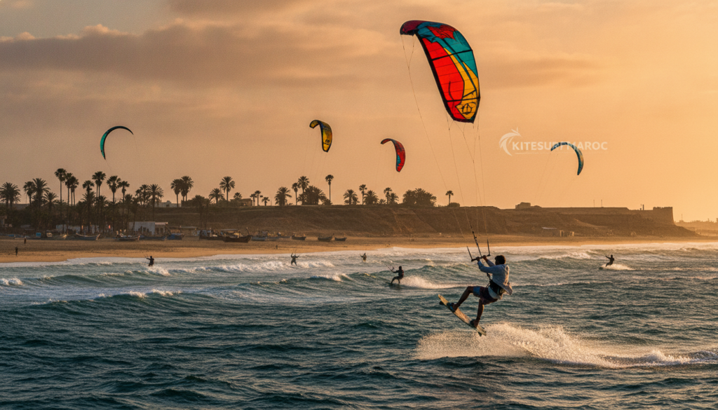 Kitesurfing in Morocco