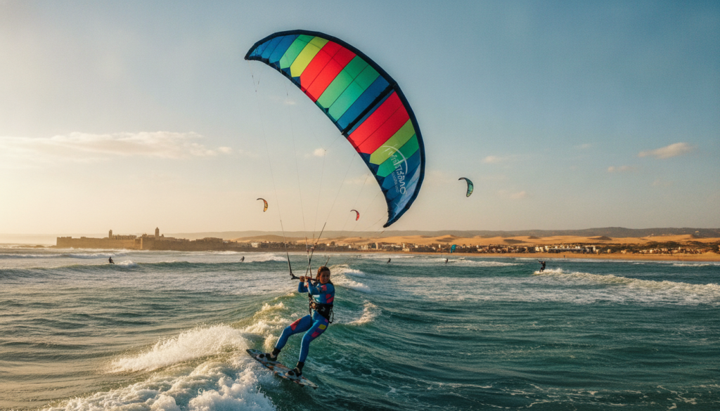 Kitesurfing in Morocco Kitesurfing in Morocco