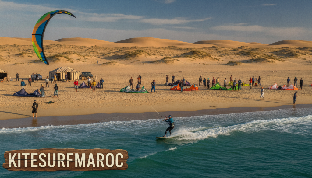 Kitesurfing in Morocco