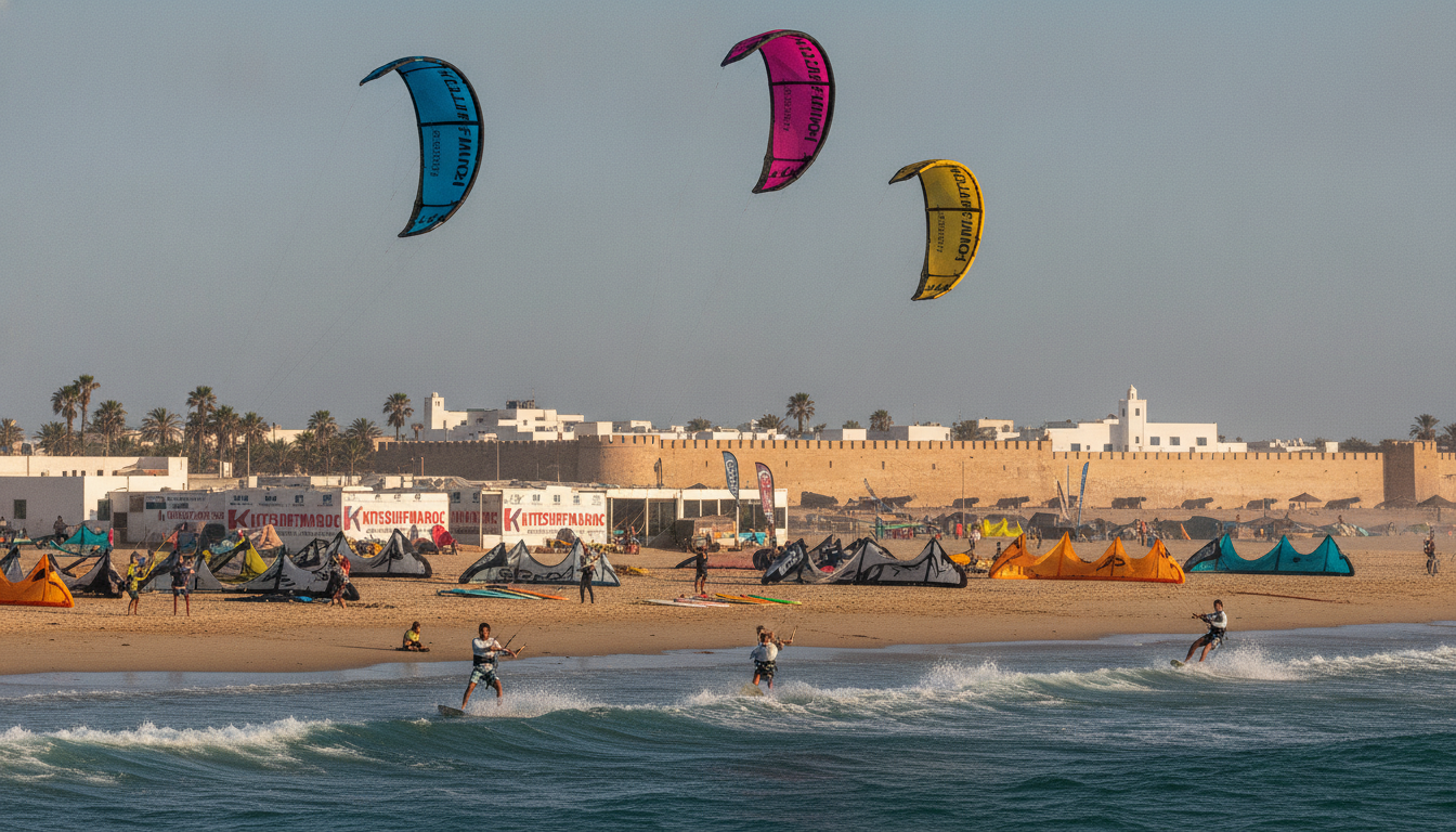 kitesurf school in morocco